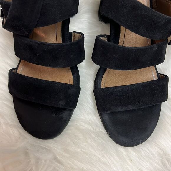 Vionic Womens Perk Blaire Black Suede Ankle Strap Heels Size 6Medium (B, M) B22B - Picture 12 of 13